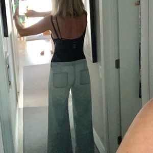 Wide leg summer jean